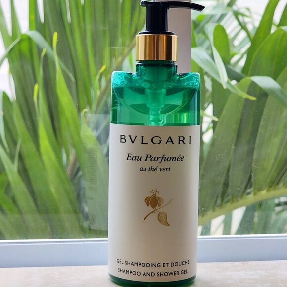 Bvlgari Shampoo & Shower Gel and Hair Conditioner Green Tea New - Picture 2 of 4